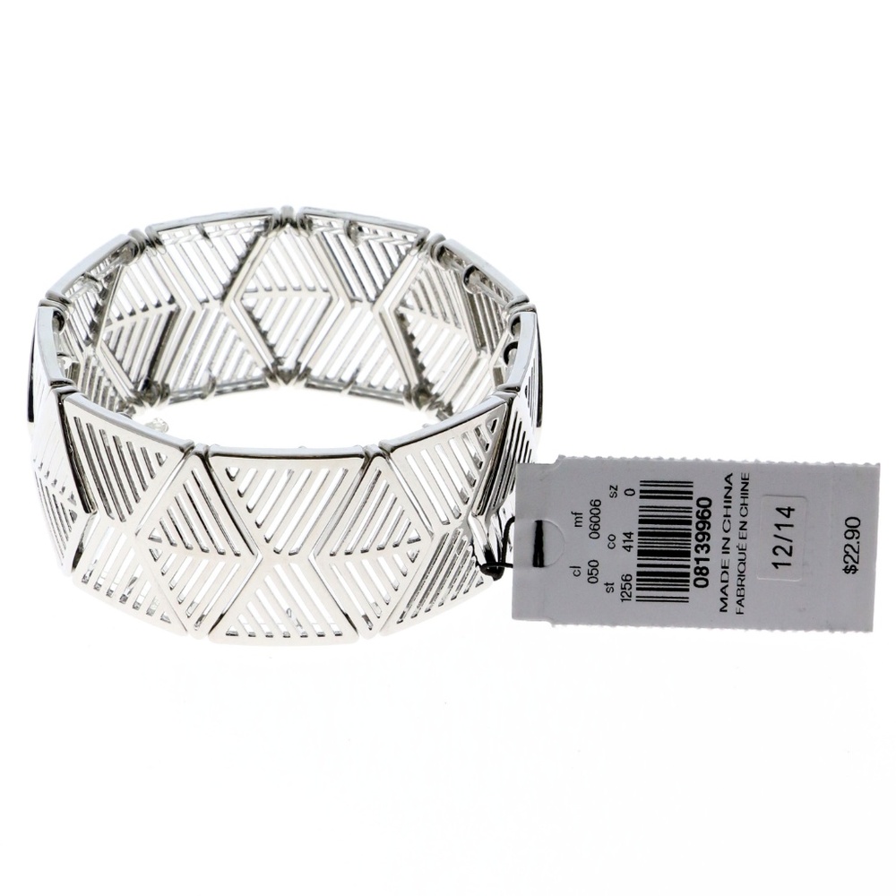 Express Fashion-Bracelet Silver-Tone NWT - Picture 2 of 5